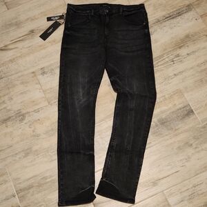 Kayden K Black Washed Slim Jeans